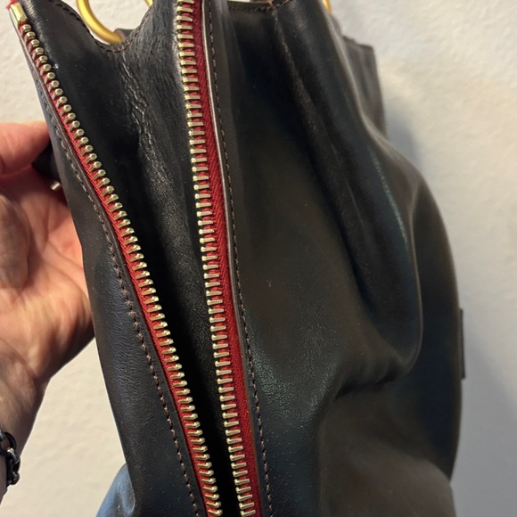 Dooney & Bourke Black Florentine Barlow large NWOT - Picture 2 of 3